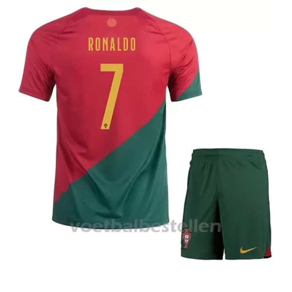 Portugal Cristiano Ronaldo 7 Thuistenue Kinderen WK 2022