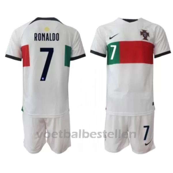 Portugal Cristiano Ronaldo 7 Uittenue Kinderen WK 2022