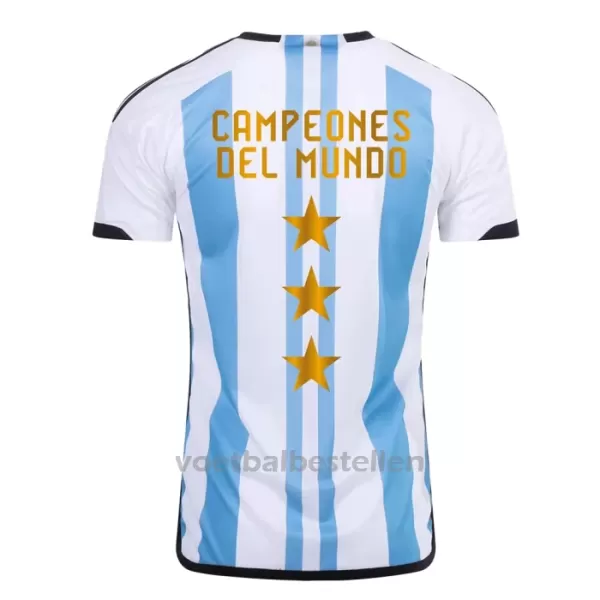 Champions Argentinië 3 Star Thuisshirt WK 2022