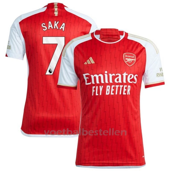 Arsenal Bukayo Saka 7 Thuisshirt 23/24