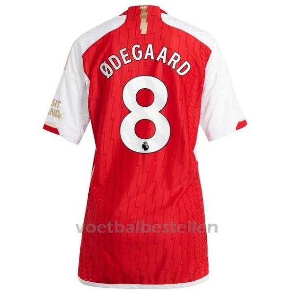 Arsenal Martin Ødegaard 8 Thuisshirt Vrouwen 23/24