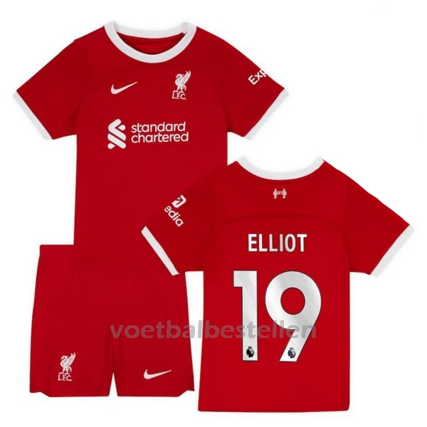 Liverpool Elliot 19 Thuistenue Kinderen 23/24