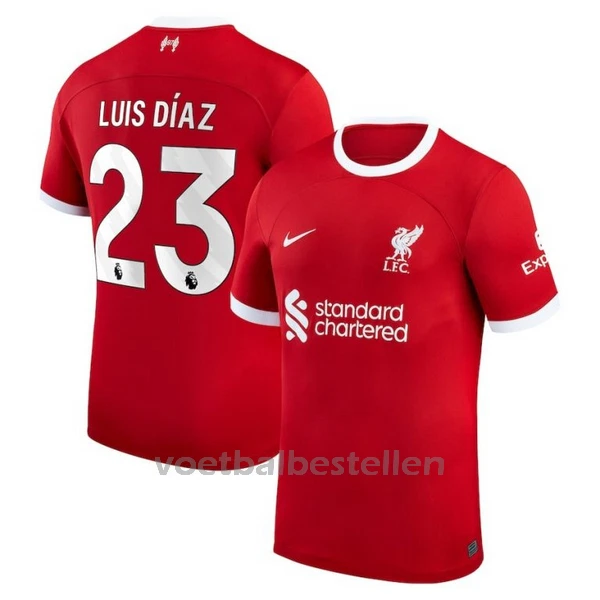 Liverpool Luis Díaz 23 Thuisshirt 23/24