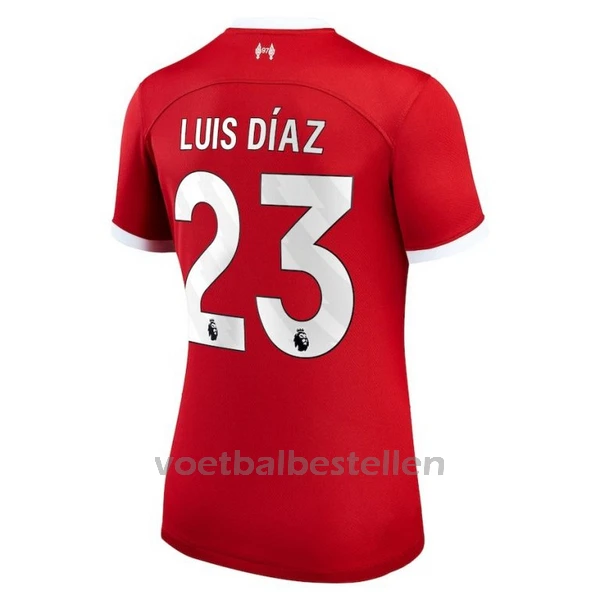 Liverpool Luis Díaz 23 Thuisshirt Vrouwen 23/24