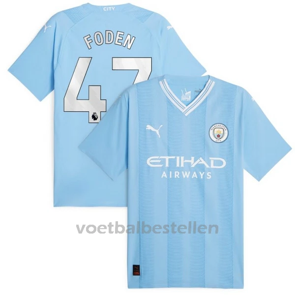 Manchester City Phil Foden 47 Thuisshirt 23/24