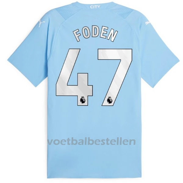 Manchester City Phil Foden 47 Thuisshirt 23/24