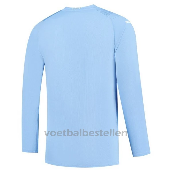 Manchester City Thuisshirt 23/24 Lange Mouwen