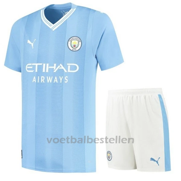 Manchester City Thuistenue Kinderen 23/24