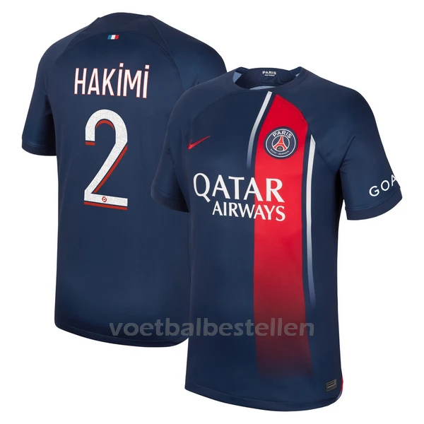 Paris Saint-Germain Achraf Hakimi 2 Thuisshirt 23/24