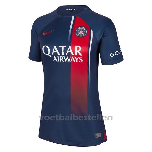 Paris Saint-Germain Kylian Mbappé 7 Thuisshirt Vrouwen 23/24