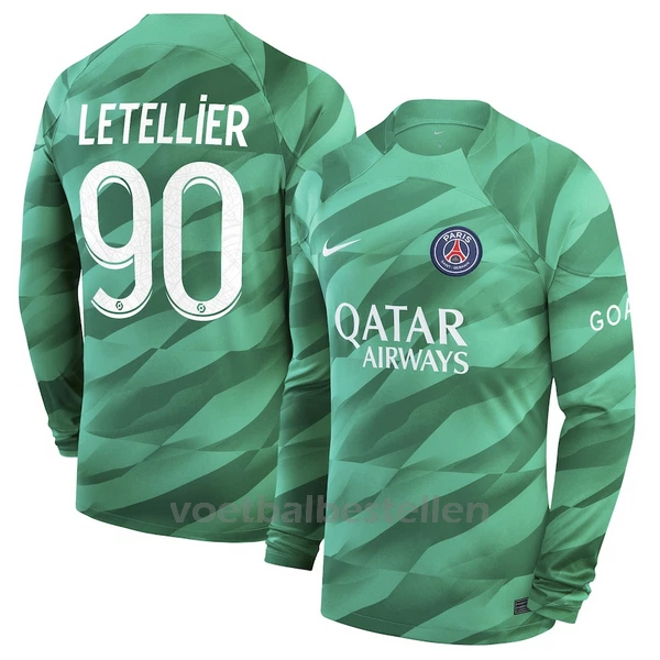 Paris Saint-Germain Letellier 90 Doelman Thuisshirt 23/24 Lange Mouwen