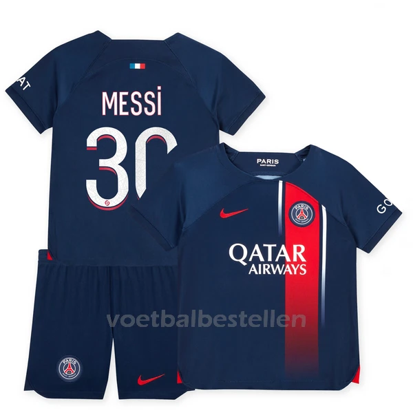 Paris Saint-Germain Lionel Messi 30 Thuistenue Kinderen 23/24