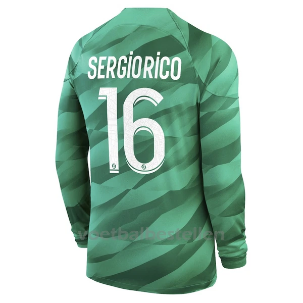 Paris Saint-Germain Sergio Rico 16 Doelman Thuisshirt 23/24 Lange Mouwen