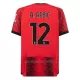 AC Milan A. Rebic 12 Thuisshirt 23/24