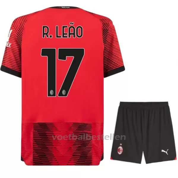 AC Milan Rafael Leão 17 Thuistenue Kinderen 23/24