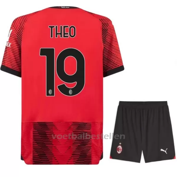 AC Milan Theo Hernández 19 Thuistenue Kinderen 23/24