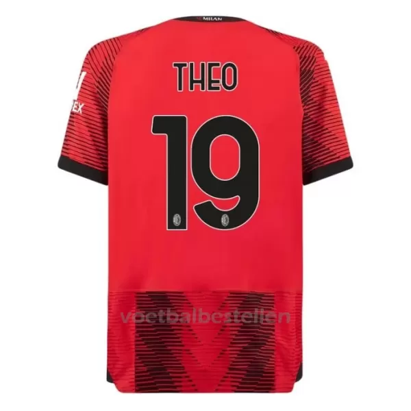 AC Milan Theo Hernández 19 Thuistenue Kinderen 23/24