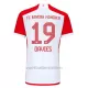 Bayern München Alphonso Davies 19 Thuisshirt 23/24