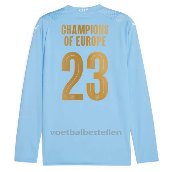 Manchester City Thuisshirt 23/24 Lange Mouwen