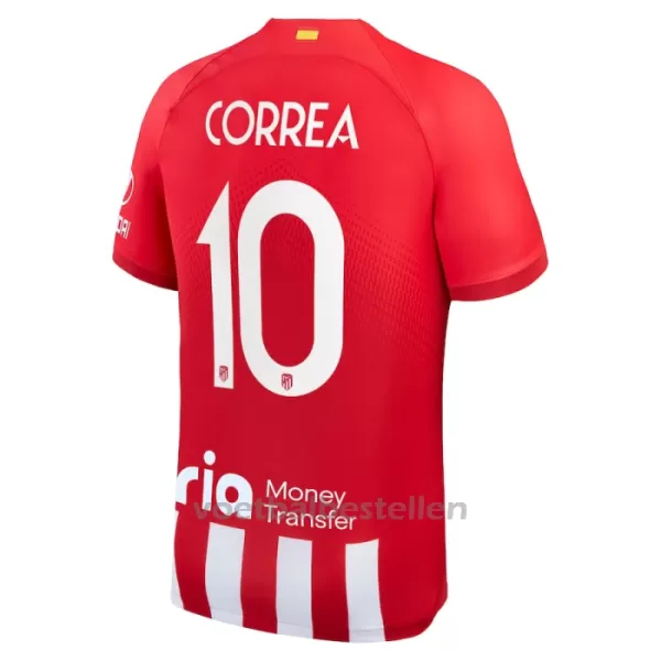 Atlético Madrid Correa 10 Thuisshirt 23/24