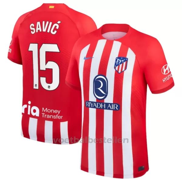 Atlético Madrid Stefan Savic 15 Thuisshirt 23/24