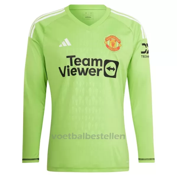 Manchester United De Gea 1 Doelman Thuisshirt 23/24 Lange Mouwen