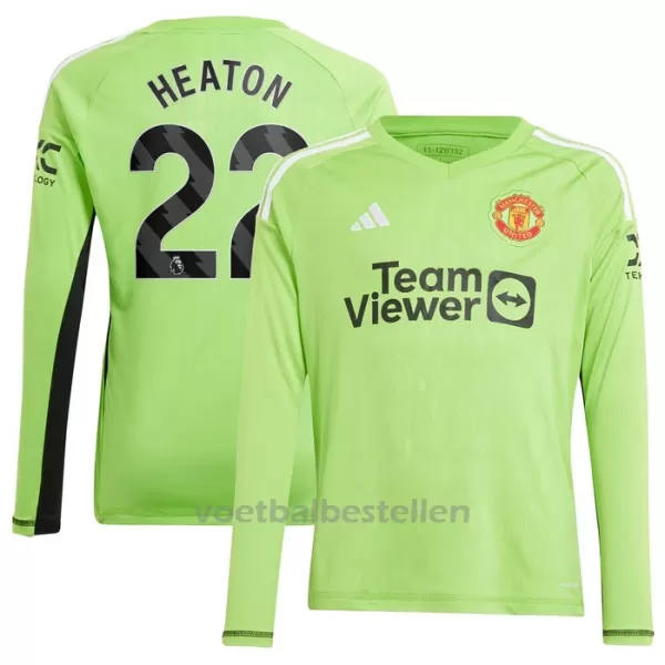 Manchester United Heaton 22 Doelman Thuisshirt 23/24 Lange Mouwen