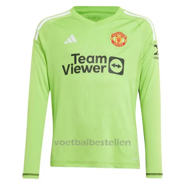 Manchester United Heaton 22 Doelman Thuisshirt 23/24 Lange Mouwen