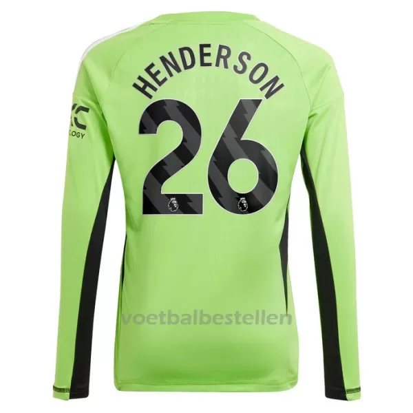 Manchester United Henderson 26 Doelman Thuisshirt 23/24 Lange Mouwen