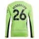 Manchester United Henderson 26 Doelman Thuisshirt 23/24 Lange Mouwen