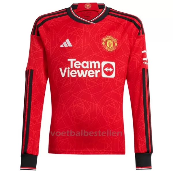 Manchester United Marcus Rashford 10 Thuisshirt 23/24 Lange Mouwen