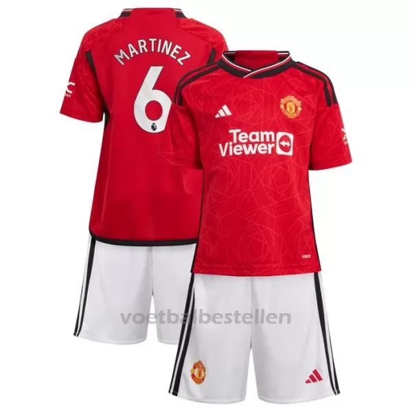 Manchester United Martinez 6 Thuistenue Kinderen 23/24