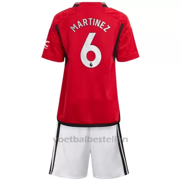 Manchester United Martinez 6 Thuistenue Kinderen 23/24