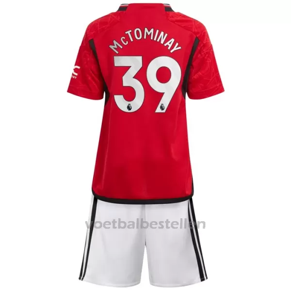 Manchester United McTominay 39 Thuistenue Kinderen 23/24