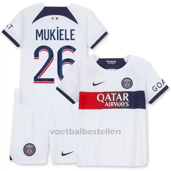 Paris Saint-Germain Mukiele 26 Uittenue Kinderen 23/24