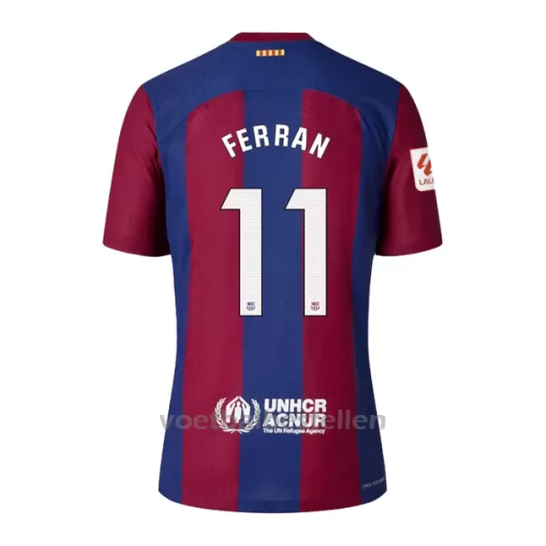 FC Barcelona Ferran Torres 11 Thuistenue Kinderen 23/24