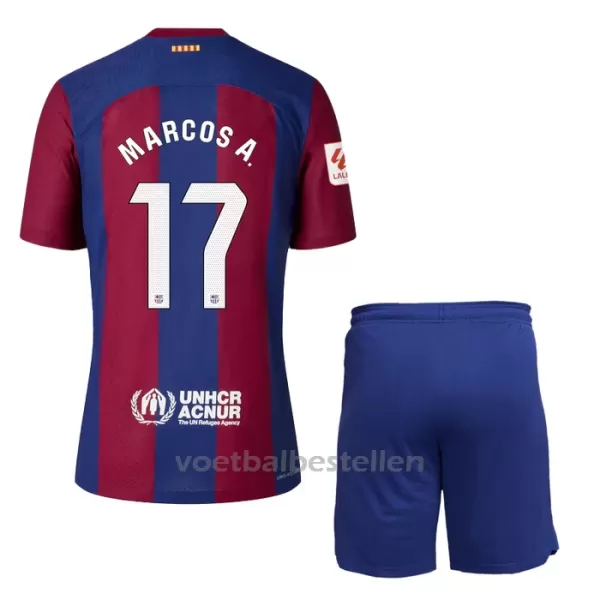 FC Barcelona Marcos A. 17 Thuistenue Kinderen 23/24