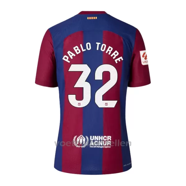 FC Barcelona Pablo Torre 32 Thuistenue Kinderen 23/24