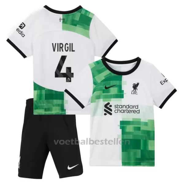 Liverpool Virgil van Dijk 4 Uittenue Kinderen 23/24