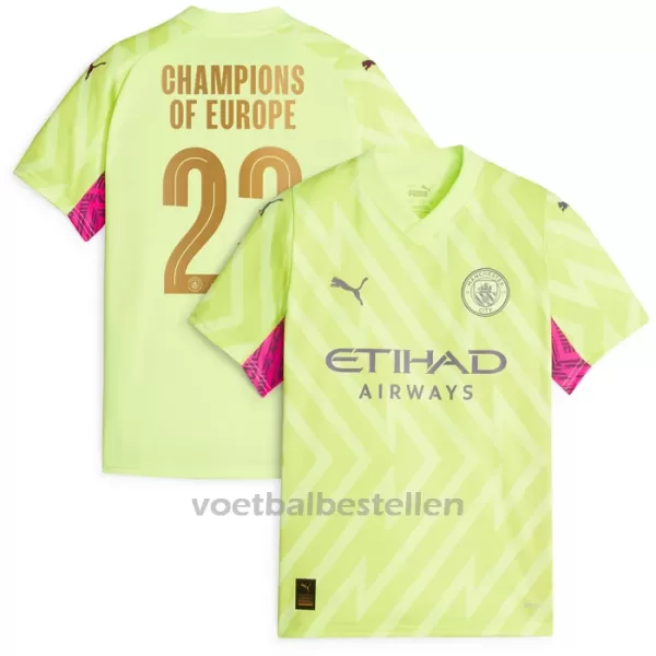 Manchester City Champions of Europe Doelman Derde Shirt 23/24