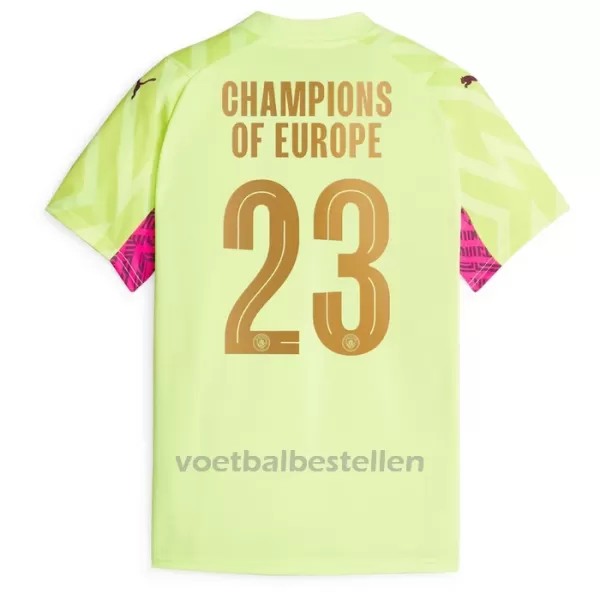 Manchester City Champions of Europe Doelman Derde Shirt 23/24