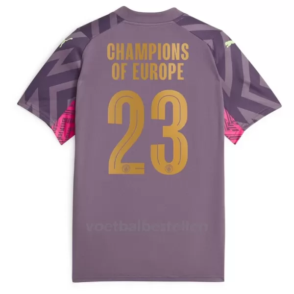 Manchester City Champions of Europe Doelman Uitshirt 23/24