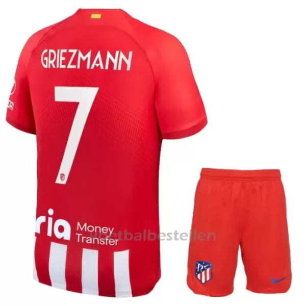 Atlético Madrid Antoine Griezmann 7 Thuistenue Kinderen 23/24