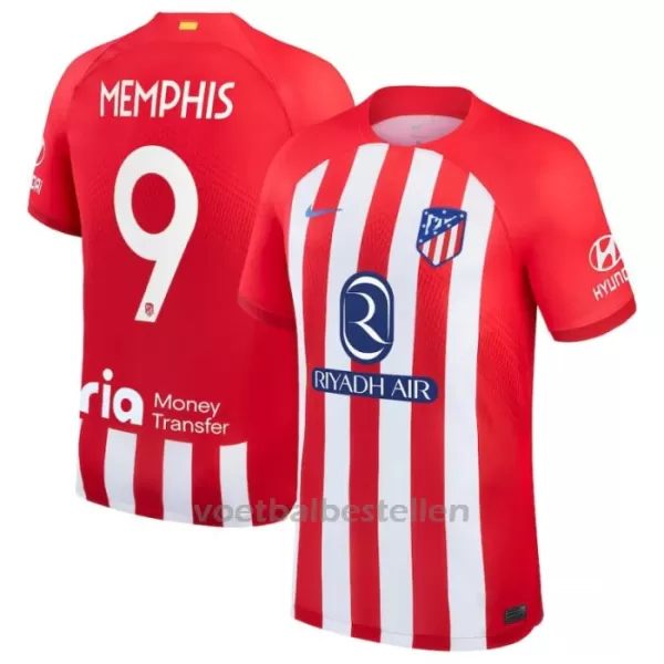 Atlético Madrid Memphis Depay 9 Thuisshirt 23/24