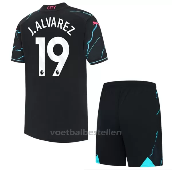 Manchester City Julián Álvarez 19 Derde Tenue Kinderen 23/24