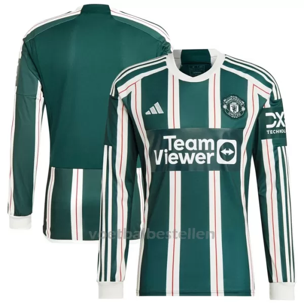 Manchester United Uitshirt 23/24 Lange Mouwen