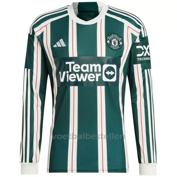 Manchester United Uitshirt 23/24 Lange Mouwen