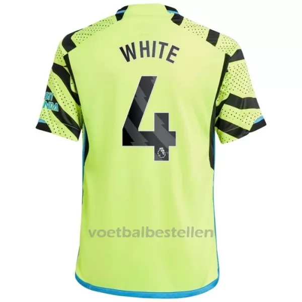 Arsenal White 4 Uittenue Kinderen 23/24