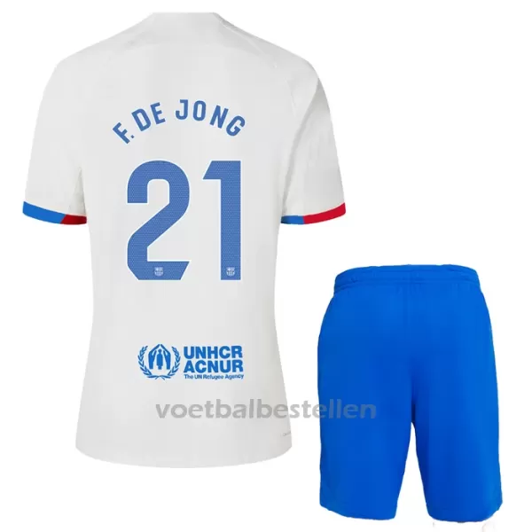 FC Barcelona Frenkie de Jong 21 Uittenue Kinderen 23/24