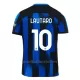 Inter Milan Lautaro Martínez 10 Thuistenue Kinderen 23/24